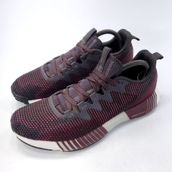 Reebok Fusiun Fluxweave Athletic Running Shoe Womens Size 9.5 CN2857 Black - Picture 1 of 9